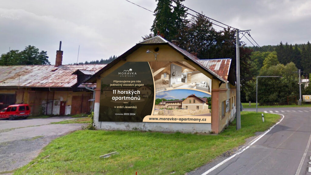 Banner, plachta, poutač projektu